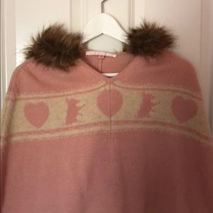 Juicy Couture Girls Wool Poncho